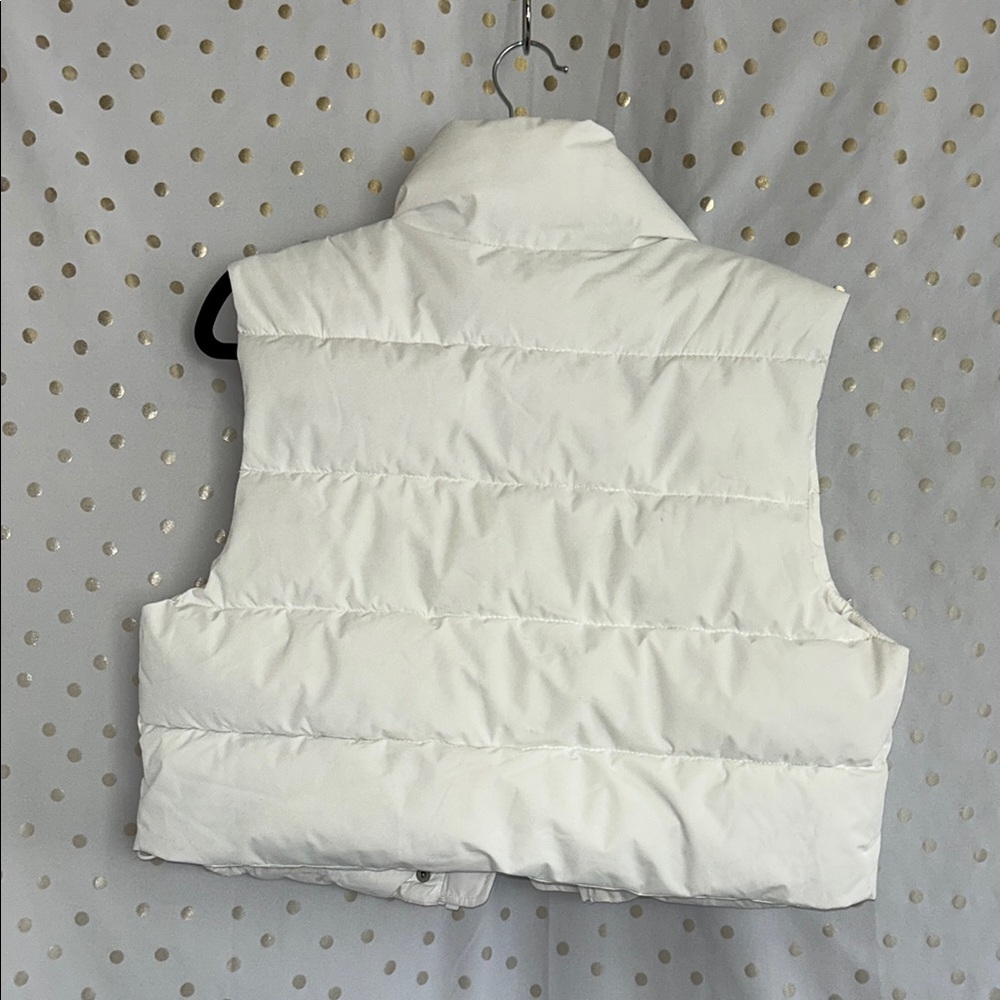 Garage Women's White Quilted Vest - Picture 3 of 14